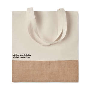 Sac fourre-tout en jute personnalisé pour le merchandising promotionnel, idéal pour les acheteurs indiens - Product Image 3