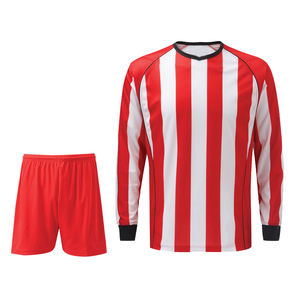 เสื้อฟุตบอลแขนยาวสำหรับผู้ชายเครื่องแบบทีมฟุตบอลทีมชาติฝรั่งเศส - Product Image 1