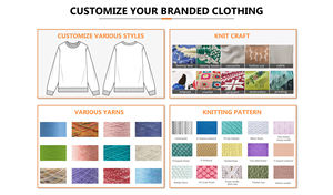 Winter Crew Neck 100%RIB <b>Sweaters</b> Blank Knitted Casual Plain Pullover Long Sleeve <b>Men's</b> Cashmere <b>Sweaters</b> - Product Image 6