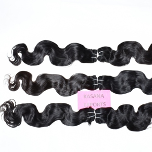 Máquina vietnamita doble trama Color Natural mujeres negras 100% cutícula alineada procesamiento ninguno extensiones de cabello humano sin procesar - Product Image 4