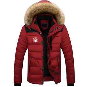 Chaqueta de Invierno para Mujer, Impermeable, Transpirable, con Cuello Alto, Cierre Completo, Estilo Blazer, Cuello y Gorro Desmontables - Product Image 1