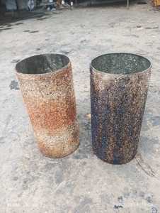 Jarrón mosaico de vidrieras hecho a mano vintage grande - Product Image 5