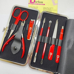 Hot Red kim loại Nail công cụ chăm sóc Kit cho home & Salon sử dụng chăm sóc cá nhân Nail Nguồn cung cấp - Product Image 1