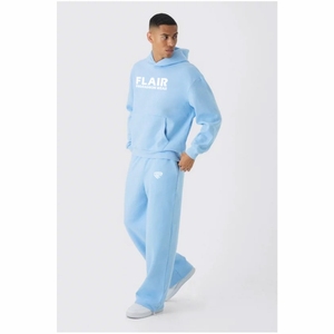 เสื้อมีฮู้ดแบบสวมศีรษะโอเวอร์ไซส์ของผู้ชายผ้าฝ้าย100% ผลแบบวินเทจ3D ลำลองปล่อยไหล่ลูกปัดฟอกสีพื้นสำหรับฤดูหนาว - Product Image 2