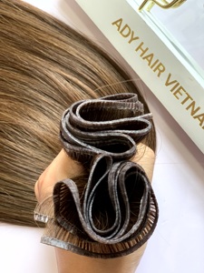ผมมนุษย์บริสุทธิ์สำหรับชาวเวียดนามผมมนุษย์ทำจากหนังศีรษะสองชั้นลอนคลื่นน้ำยากิเส้นผมที่มองไม่เห็นบาง - Product Image 6