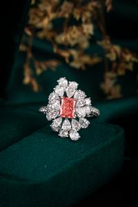 Vintage Classy PT900 1ct Lab Grown Diamond Round Brilliant Cut IGI Certified Mujeres Estilo clásico Joyería fina - Product Image 2