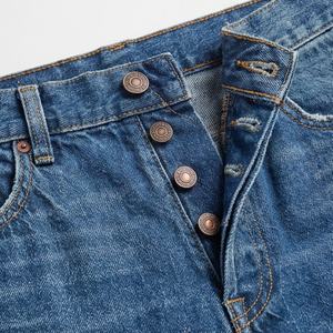 Customized Color Straight Organic Cotton <b>Women's</b> New Design Fashion Denim Cargo Trousers Breathable Quick Dry Casual Bottoms - Product Image 4