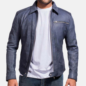 Chaqueta de cuero de piel de oveja personalizada para hombre de alta calidad New Star Evinced Style OEM ODM Chaquetas de cuero de diseñador del fabricante - Product Image 2