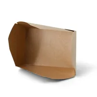Contenants alimentaires en carton brun de 1500 ml, hermétiques, empilables, grands cartons à lunch - 200 pcs/carton