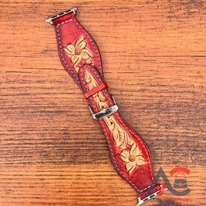 Correa de reloj de cuero genuino más vendida, correa de reloj de cuero mecanizada a mano, nuevos regalos 2024, moda informal de negocios Occidentales - Product Image 1