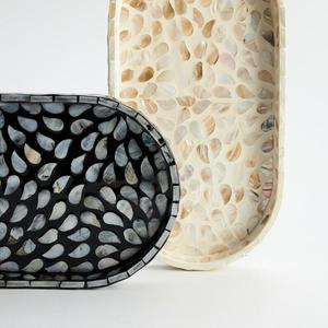 Bandeja redonda hecha a mano para servir té de madreperla DE LA India, buen precio, venta al por mayor, accesorios de decoración para el hogar de HF CRAFTS - Product Image 5