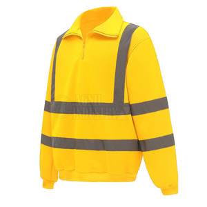 เสื้อแจ็คเก็ตทำงานกันลม แห้งเร็ว ระบายอากาศได้ดี ผลิตจากโพลีเอสเตอร์ 100% พร้อมฮู้ดและโลโก้ด้านหน้า ขายดี ผลิตในปากีสถาน - Product Image 3