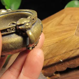 Quemador de Incienso Rústico de Latón para Uso Religioso con Diseño Personalizado de Forma/Tamaño, Natural y Duradero - Product Image 6