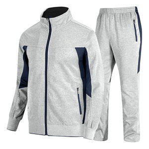 Chándal de Forro Polar Ajustado para Hombre, OEM, Personalizado, con Cremallera, Transpirable, de Poliéster y Spandex, Ropa Deportiva de Invierno - Product Image 1