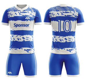 Uniforme de fútbol con logotipo personalizado de poliéster de alta calidad, Camiseta con estampado de sublimación de MOQ bajo, camisetas de fútbol baratas - Product Image 1