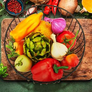 Modern Decorative Metal Wire <b>Fruit</b> Basket Bowl for Kitchen Counter Dining Table Organizer and Home <b>Storage</b> Display Use - Product Image 6