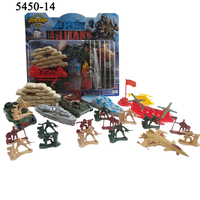 Jeu militaire, mini soldats militaires en plastique, accessoires de champ de bataille, figurines d'action de l'armée, jouets Ptetend, avions, camions, voitures, véhicules