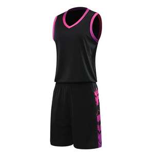 Maillot de basket-ball pour hommes personnalisable en mesh respirant à séchage rapide, vêtements de sport, uniforme d'équipe, OEM ODM, logo personnalisé, approvisionnement direct d'usine - Product Image 5