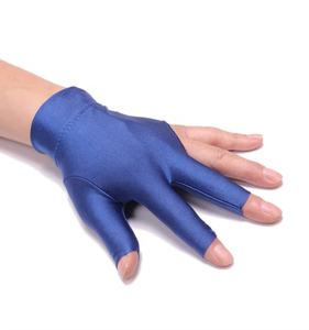 Gants de billard avec logo personnalisé en gros Gants de table antidérapants à 3 doigts Gants de billard unisexes respirants confortables - Product Image 2