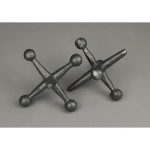 อลูมิเนียมหล่อจากไม้เสียบขนาดยักษ์ประดับประตูกระดาษที่ใช้ตกแต่งบ้านสำนักงานสไตล์วินเทจโลหะหนัก - Product Image 4