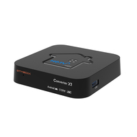 GTMEDIA HDTV Converter X1-Caja de TV digital 4K UHD ATSC 3,0 con decodificación H.265/AV1, Wi-Fi incorporado, grabación DVR, Widevine L1 DRM