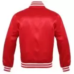 Chaquetas de bombardero de lona Premium con cuello levantado, logotipos y parches delanteros personalizados listos para el invierno para universidades y equipos - Product Image 4