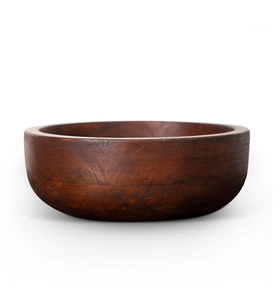 Bol en bois d'acacia de haute qualité, vaisselle écologique sur mesure avec couleur et logo personnalisés, style américain, vente chaude - Product Image 3