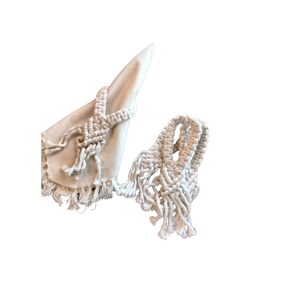 Anneaux de serviette en coton macramé faits à la main décor de table tissé pour les mariages et événements de fête accessoires de mariage - Product Image 6