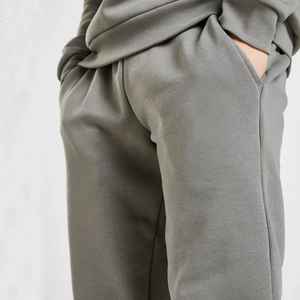 Logotipo personalizado Heavyweight 460GSM Fleece Jogger Baggy Stacked Flare Pantalones de chándal Pantalones de doble cintura Real Tree Boxer Hombre Pantalones - Product Image 1