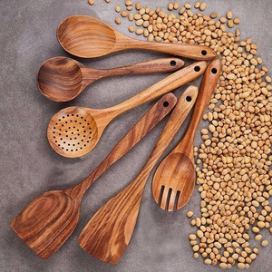 Luxury Handmade Wooden <b>Kitchen</b> Spoons Premium Wood Utensil Set Made in India for Weddings by glowin fashion - Product Image 5