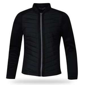 Chaqueta Bomber Unisex Personalizada OEM, Formal, con Cuello Redondo, Impermeable, Resistente al Viento, con Cierre de Cremallera Frontal, en Tela de Poliéster/Algodón - Product Image 3