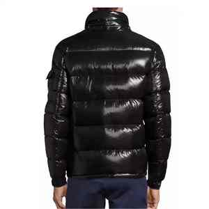 Chaqueta de Plumón de Ganso de Moda, Chaqueta Acolchada Brillante con Capucha para Hombre, Chaqueta Acolchada con Logotipo Personalizado - Product Image 4