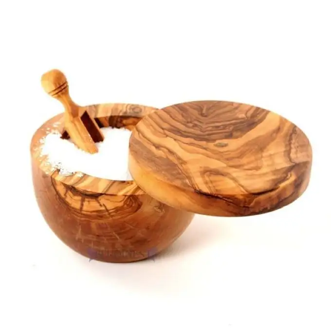 Elegante mortero hecho de madera de acacia estética para moler todo tipo de ingredientes de poción. Tazón