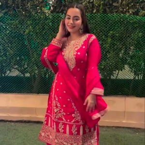 Plazo Kurti Set Pakistani Long Ladies Kurtis para mujeres en India Ropa étnica india para mujeres - Product Image 1