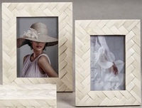 Artisanat indien unique fait main en bois léger avec incrustation d'os, impression sérigraphique, photo verticale personnalisée, logo et couleur sur mesure
