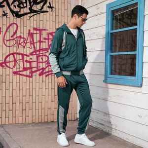 Conjunto Deportivo Unisex con Logotipo Personalizado, Chaqueta y Pantalones de Felpa Gruesa, Talla Grande, Elástico en Cuatro Direcciones, Ropa Ecológica de Moda - Product Image 4