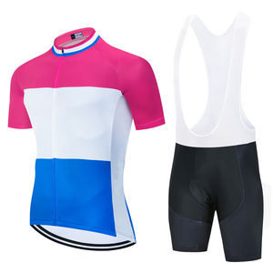 Nouveau design de vêtements de cyclisme OEM uniformes de vélo à manches longues et courtes ensemble de maillot de vélo à impression personnalisée ensemble de cyclisme de vélo respirant - Product Image 4
