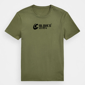 Camiseta de punto de algodón 100% Unisex, ropa de Fitness personalizada con estampado gráfico en blanco para hombres, corte de equipo de GUANTES City - Product Image 3