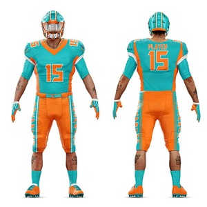 Uniformes de sports d'équipe par sublimation uniformes d'équipe de football américain pour jeunes sur mesure maillot de football américain - Product Image 6