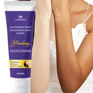 OEM Strong Whitening Glutathione Hyaluronic Face Body Lotion Joint Underarm Melanin Remove Cream Armpit Bleanching Lotion