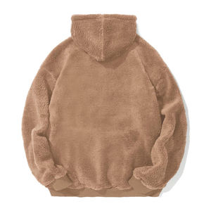 Men's Winter Fashion Color Block Hoodie <b>Thick</b> <b>Fleece</b> Pullover Sweatshirt with Embossed Printing Embroidered Techniques Plus Size - Product Image 5