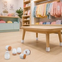 Protections de pieds de meubles en silicone, capuchons en feutre antidérapants et anti-rayures, silencieux, pour meubles de chambre d'enfant