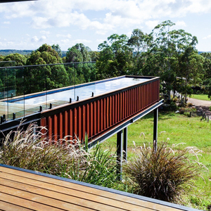 สระว่ายน้ำไฟเบอร์กลาสแบบติดตั้งเร็วพร้อมพื้น WPC สำหรับใช้กลางแจ้งในสวนหลังบ้าน รุ่น JZX-001 ปรับแต่งได้ - Product Image 2