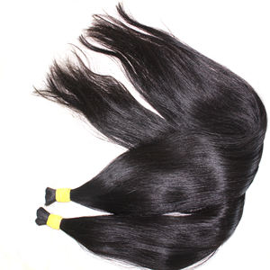 Extensions de cheveux vierges indiens naturels crus 100g faisceaux à double trame lâche vague profonde couleur naturelle rapport élevé mourant des couleurs plus foncées - Product Image 2