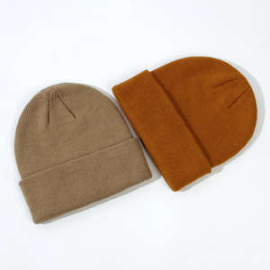 100% Cotton <b>Wool</b> Winter Wear <b>Beanie</b> <b>Hats</b> Made in Best Fabric Best Selling <b>Beanie</b> <b>Hats</b> for Sale - Product Image 3