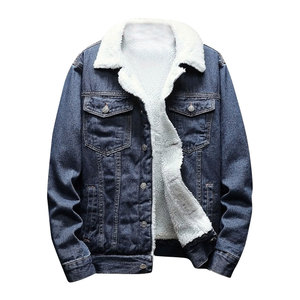 Men Denim Jacket Classic Vintage Casual Slim Fit Loose Fit Rugged Retro Streetwear Blue Black Distressed - Product Image 3