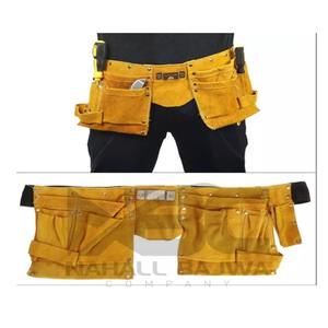 Wholesale Heavy Duty Leather Tool Pouch Multi-Function Adjustable Waist Strap Bag with OEM Customization Support - Product Image 6