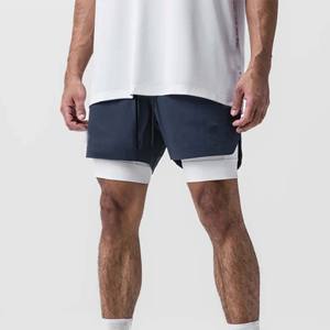 กางเกงวิ่งขาย่นสำหรับผู้ชาย, กางเกงกีฬาขาย่นน้ำหนักเบาลายพื้นพื้นพื้น - Product Image 4