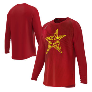 T-shirt d'entraînement à manches longues pour homme - Tissu tricoté 100% polyester avec impression par sublimation - Product Image 5