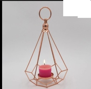 Moonstar bougeoir fête de mariage américaine décoration de la maison chandelier d'art de fer en métal noir - Product Image 2